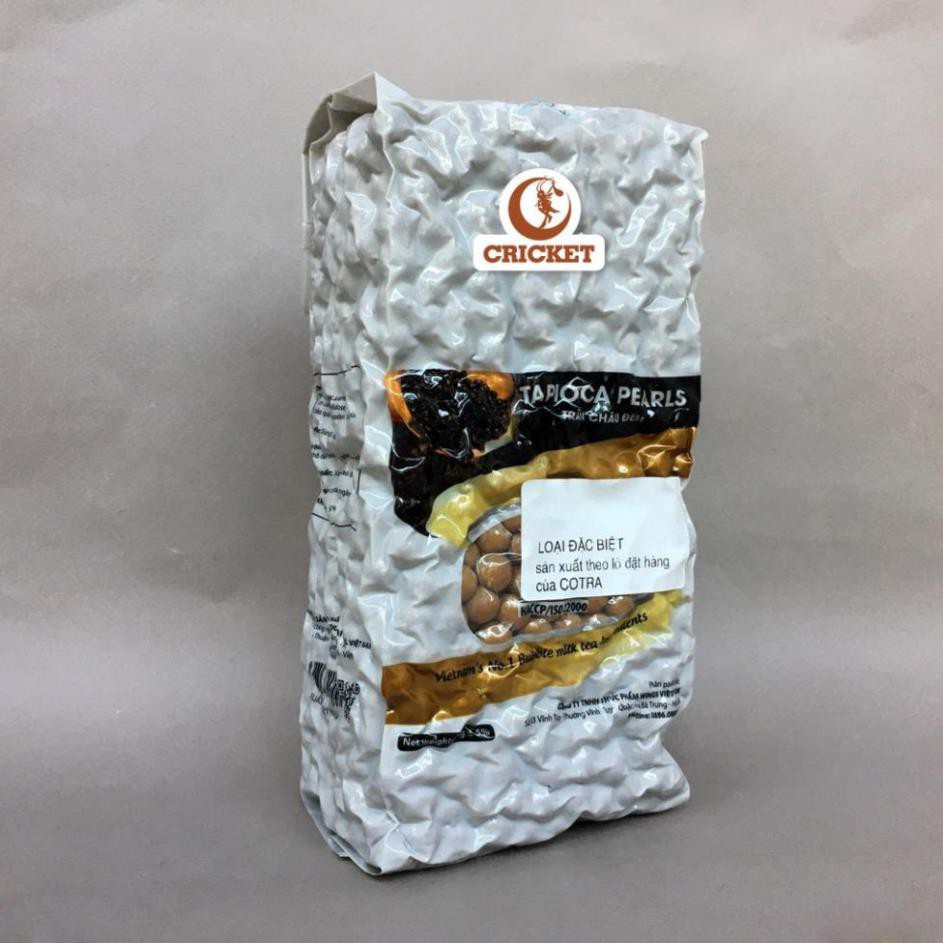 Trân Châu Đen Cotra (Wings) Túi 1kg- Vị caramel (Trắng, Hoàng Kim) làm trà sữa trân châu ngon như trân châu đài loan