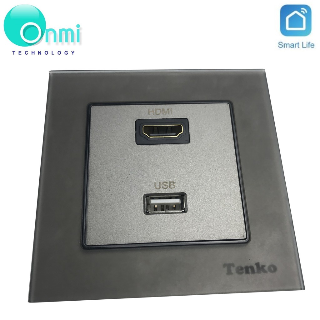 Bán sỉ - Đầu nối HDMI và đầu nối USB âm tường hàng Tenko - ONMI.VN chính hãng.