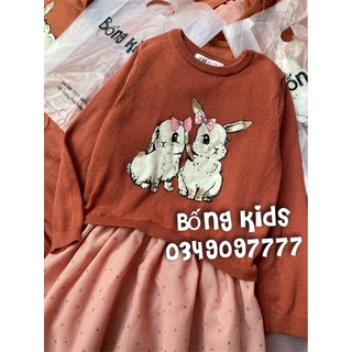 Váy Len Tutu Bé Gái Thỏ Cam HaM