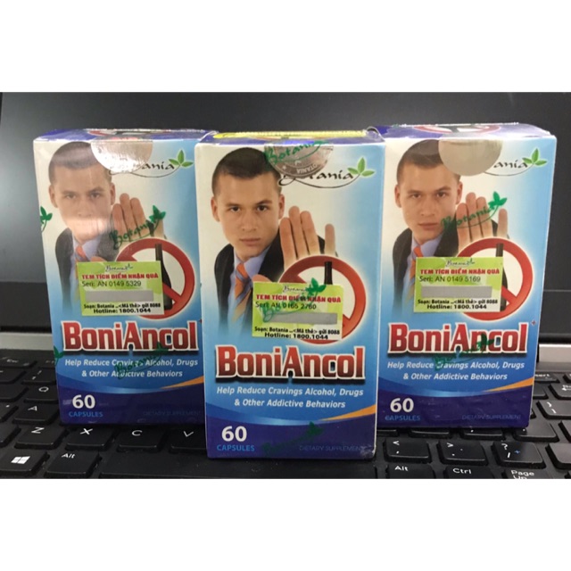 ✅BoniAncol- Hỗ Trợ Cai Rượu,  Giải Rượu, Thải Độc Gan