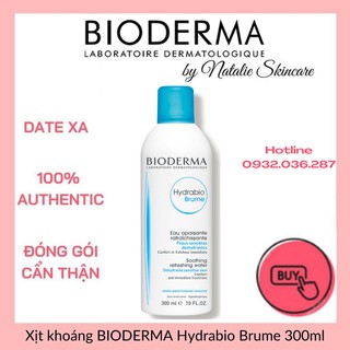 Xịt khoáng BIODERMA Hydrabio Brume 300ml