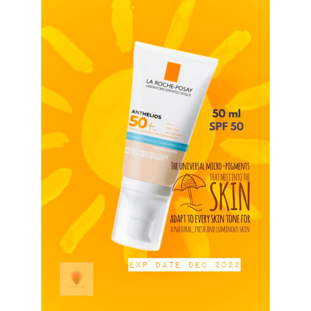 (hàng Mới Về) Kem Chống Nắng La Roche Posay Spf 50 + Bb Cream 50ml