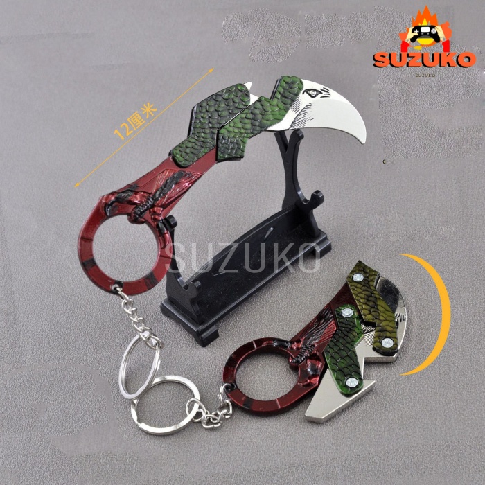 Dao Phượt Karambit Mini gấp gọn đa năng Móc Khóa, Mở Bia Skin Đại Bàng - 100% Hợp Kim loại thép không rỉ cao cấp