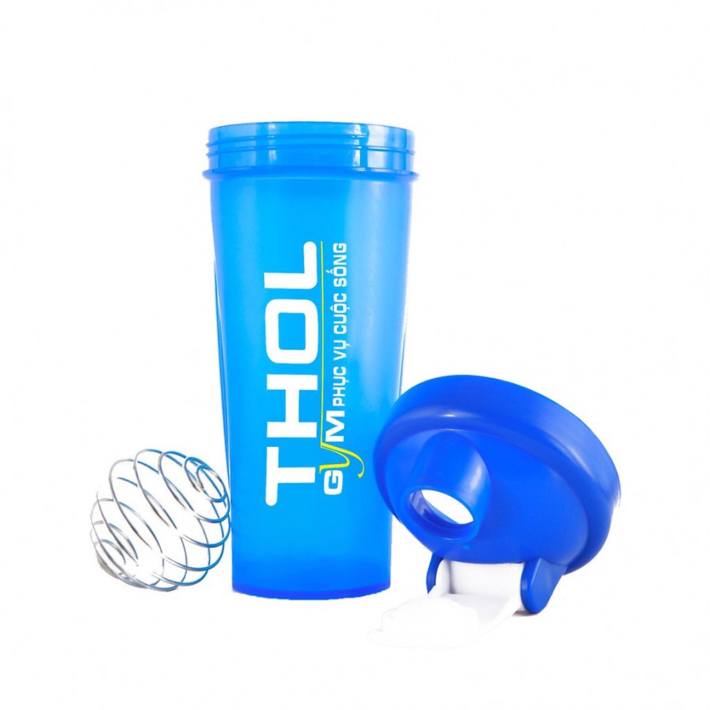 Bình nước tập Gym THOL - Bình lắc Shaker Cực Bền 700ml