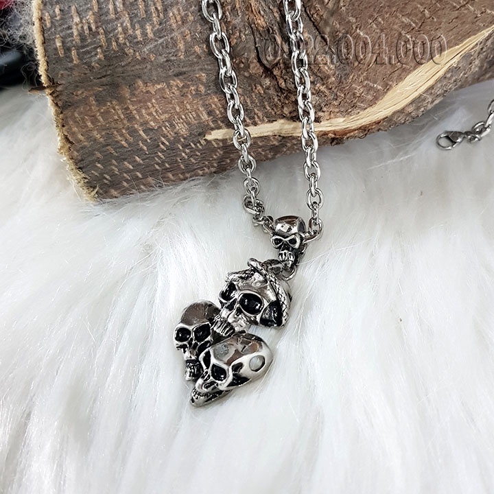Dây chuyền skull hàm hố cho bạn nam cá tính phong cách.