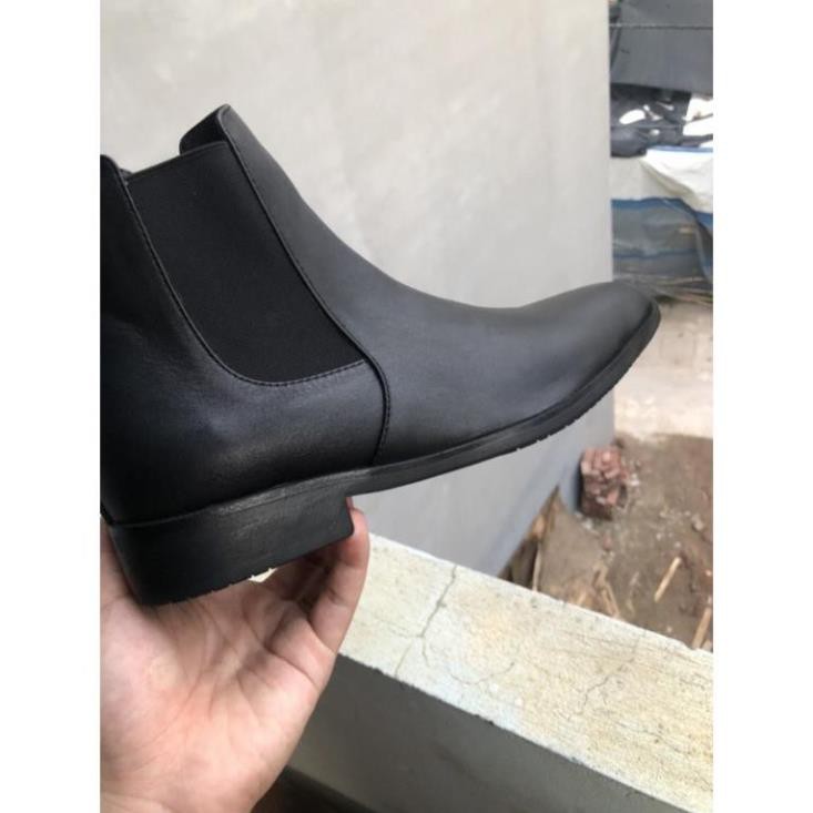 Chelsea Boots, kéo khóa, đế cao su non, giày bốt nam, zipper boots M6 2021