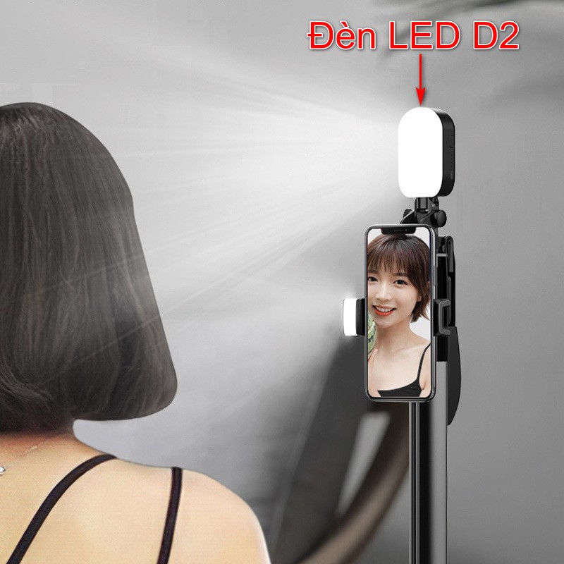 Đèn LED D2 Chiếu Sáng Dành Cho Gậy Tự Sướng 4 in 1 ADYSS A21