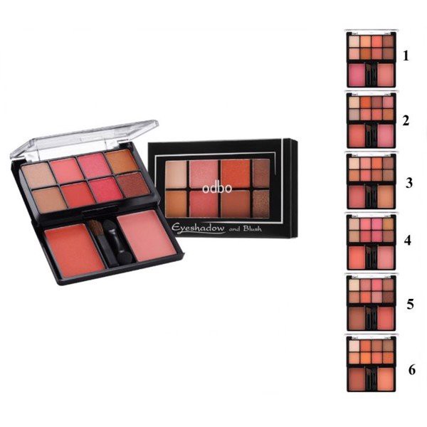 Set Phấn Mắt Và Má Hồng Odbo Eyeshadow And Blush OD1022