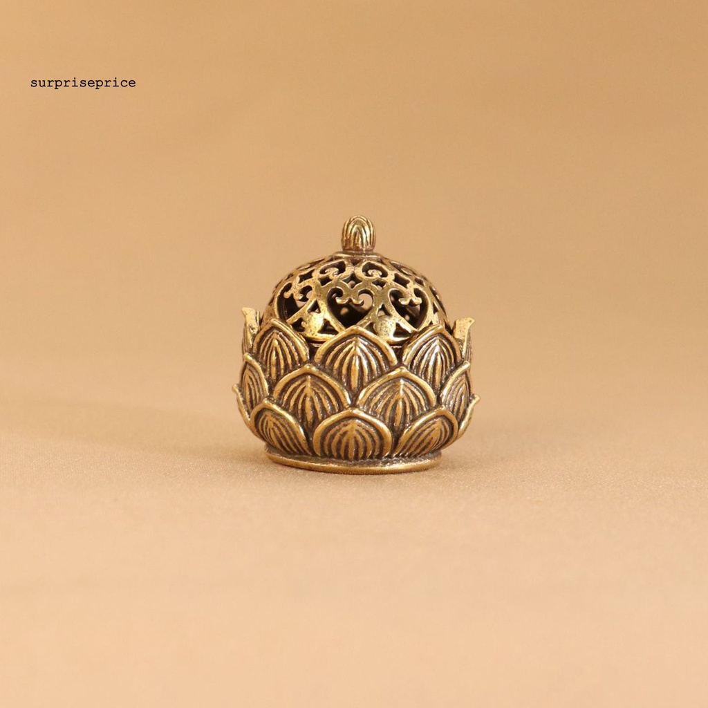 Giá Đỡ Trầm Hương Hình Hoa Sen Nghệ Thuật Bằng Đồng Dùng Trang Trí Nhà Cửa