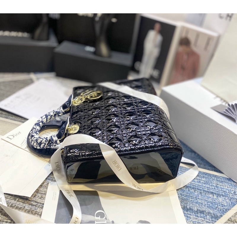 Túi xách nữ Dior lady 7 ô - túi công sở size 30