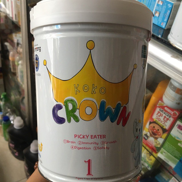 Sữa bột  Koko Crown 1 dành cho trẻ biếng ăn 800g/hộp
