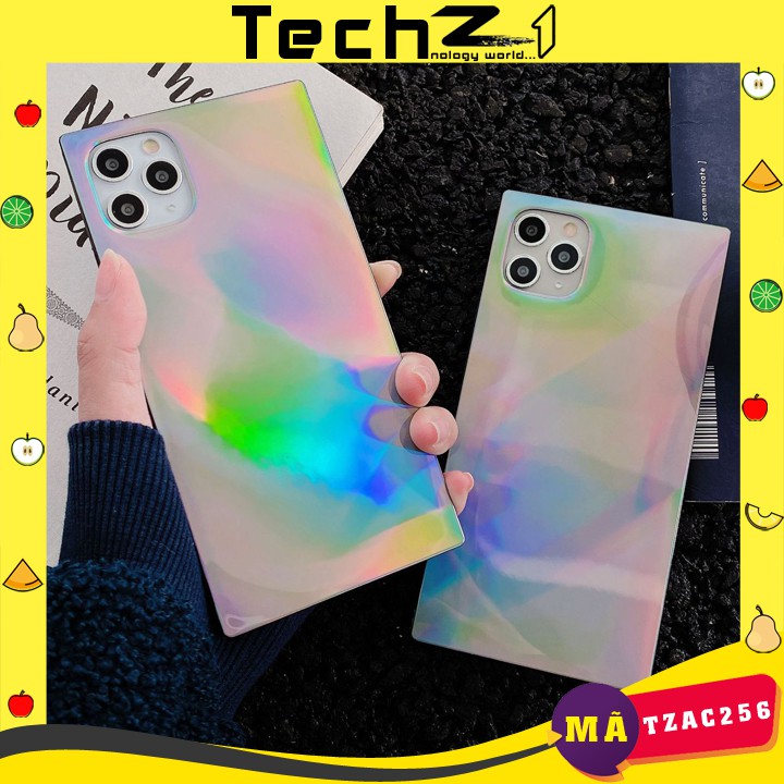 Ốp Lưng iPhone 6/6S/6Plus/6SPlus/7/8/7Plus/8Plus/X/XS/XR/XSMax/11/11Pro/11ProMax/12-13PM Sắc Màu 4 Góc Vuông -Mã TZAC256