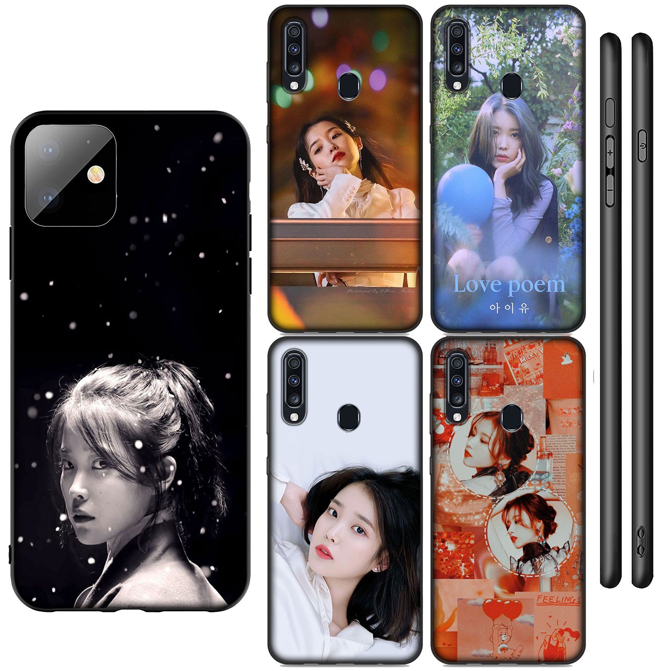 Samsung Galaxy A9 A8 A7 A6 Plus J8 2018 + A21S A70 M20 A6+ A8+ 6Plus Casing Soft Silicone kpop iu Phone Case