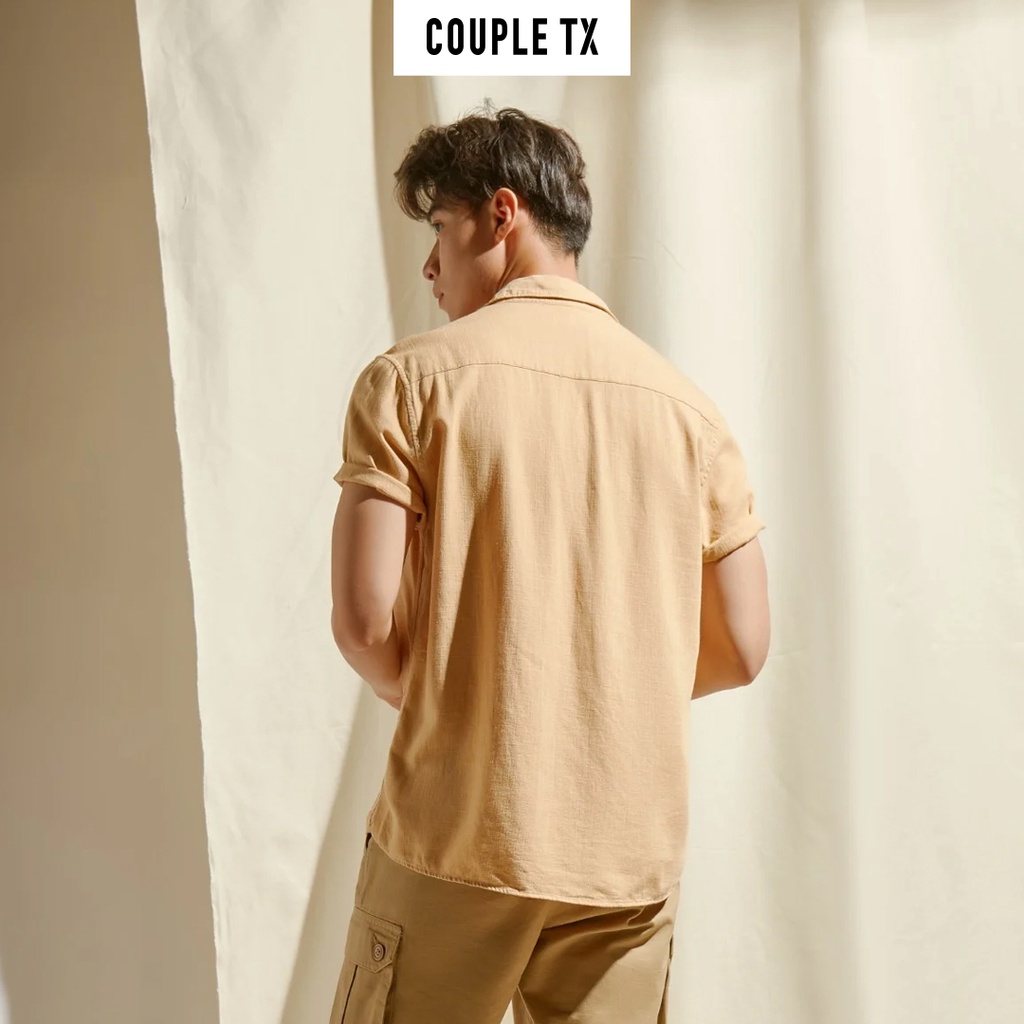 Áo Sơ Mi Nam Linen Tay Ngắn Couple TX MSH 3014