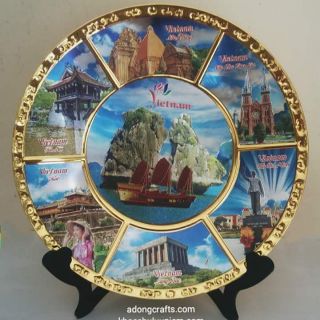 Đĩa phong cảnh Việt Nam , lưu niệm Việt Nam