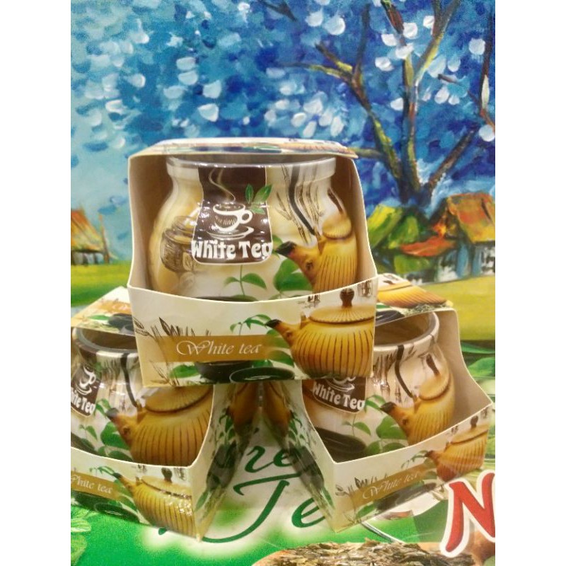 Ly nến thơm Admit ADM0114 White Tea 80g (Hương trà trắng)