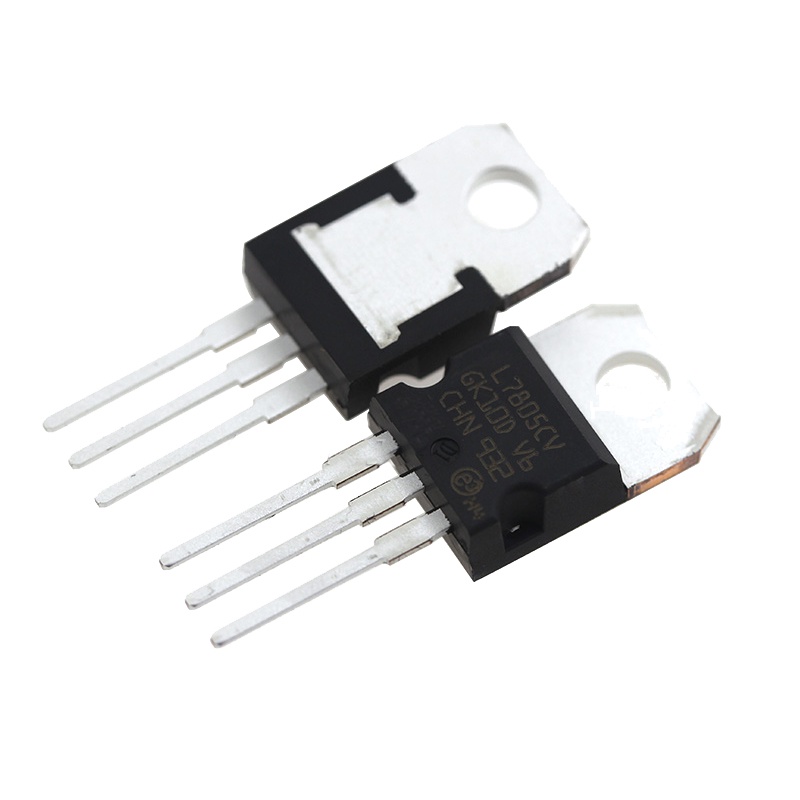 Bộ 10 món linh kiện điều chỉnh điện áp L7805CV L7805 7805 LM7805 KA7805 5V TO-220