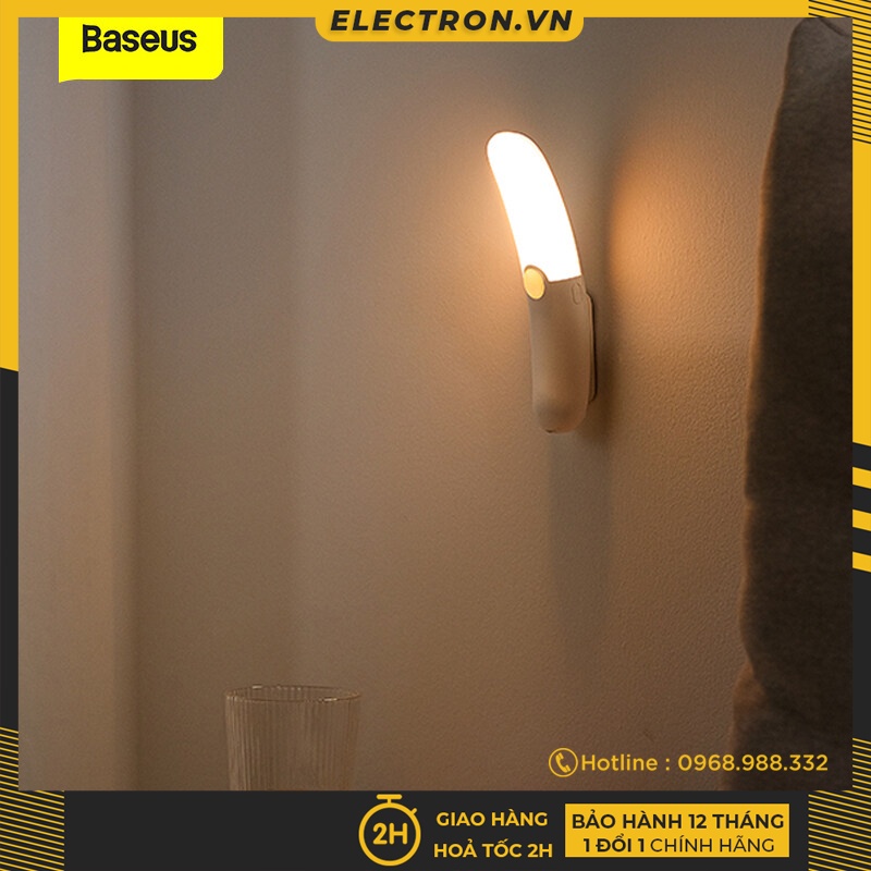 Đèn cảm ứng chuyển động thông minh Baseus Sunshine Series Crescent PIR thumbnail