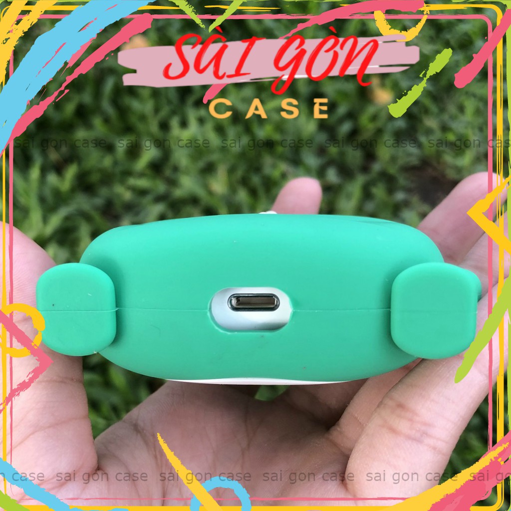 Case airpods Pro Vỏ bao airpod pro silicon đựng tai nghe không dây(Pro khủng long 01)