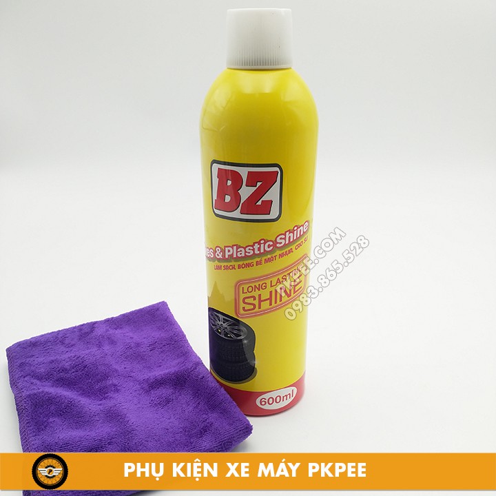 Combo Bảo Dưỡng Vệ Sinh BZ, Rửa Xe, Bóng Nhựa Nhám, Phủ Bóng Sơn