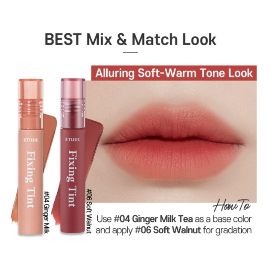 [Hàng mới về] Son môi dạng tint Etude House thời trang xinh xắn cho nữ 4g