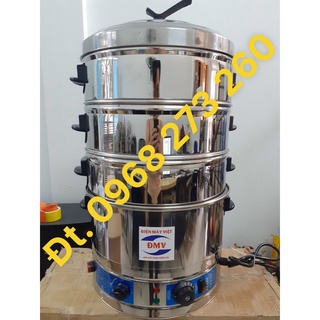 Nồi hấp bánh bao bằng điện size 40Cm 2 tầng - 3 tầng