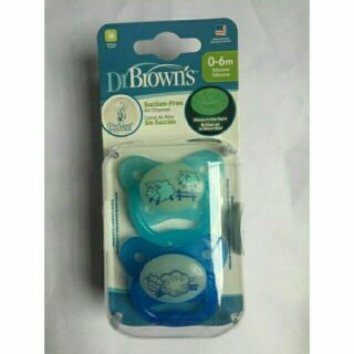 Bộ 2 ty ngậm phát sáng drbrowns 0-6m