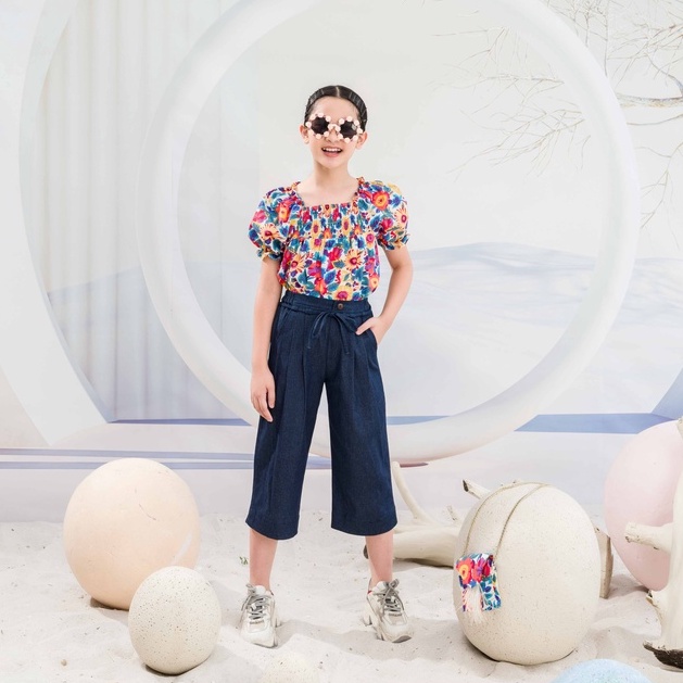 Quần bé gái JOOKYLI Culottes lửng 22G0977