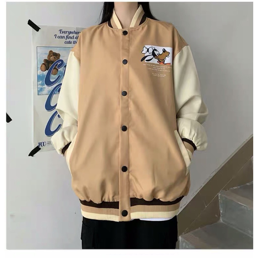 Áo Khoác Kiểu Dù Bomber Unisex Form Rộng 2 Lớp Nam Nữ  GOOFY (Kèm ảnh thật Shop tự chụp) | BigBuy360 - bigbuy360.vn