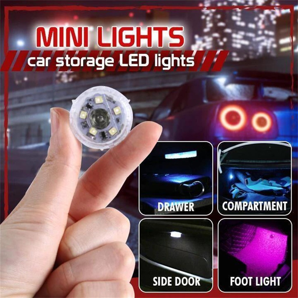Đèn Đọc Sách 5 Led Không Dây Mini Cảm Ứng Ánh Sáng Ban Đêm Di Động Mới Cho Xe Hơi