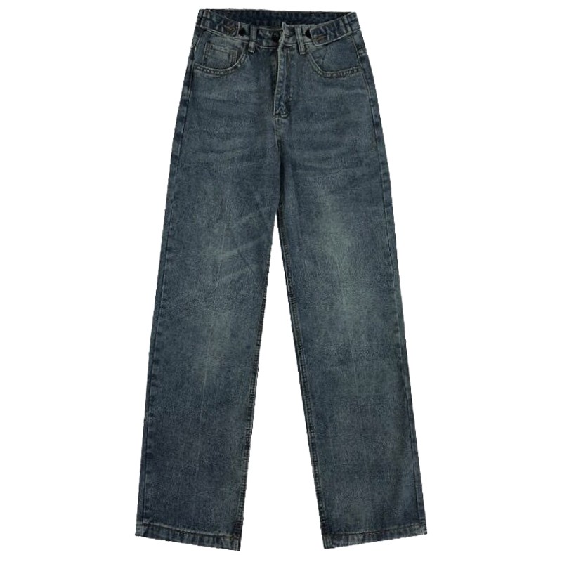 [Mã SKAMAP6 giảm 8% TỐI ĐA 50K đơn250K] Quần baggy jean trơn basic - Cạp cao ống rộng 2020 - Đổi trả free nếu hàng lỗi | BigBuy360 - bigbuy360.vn