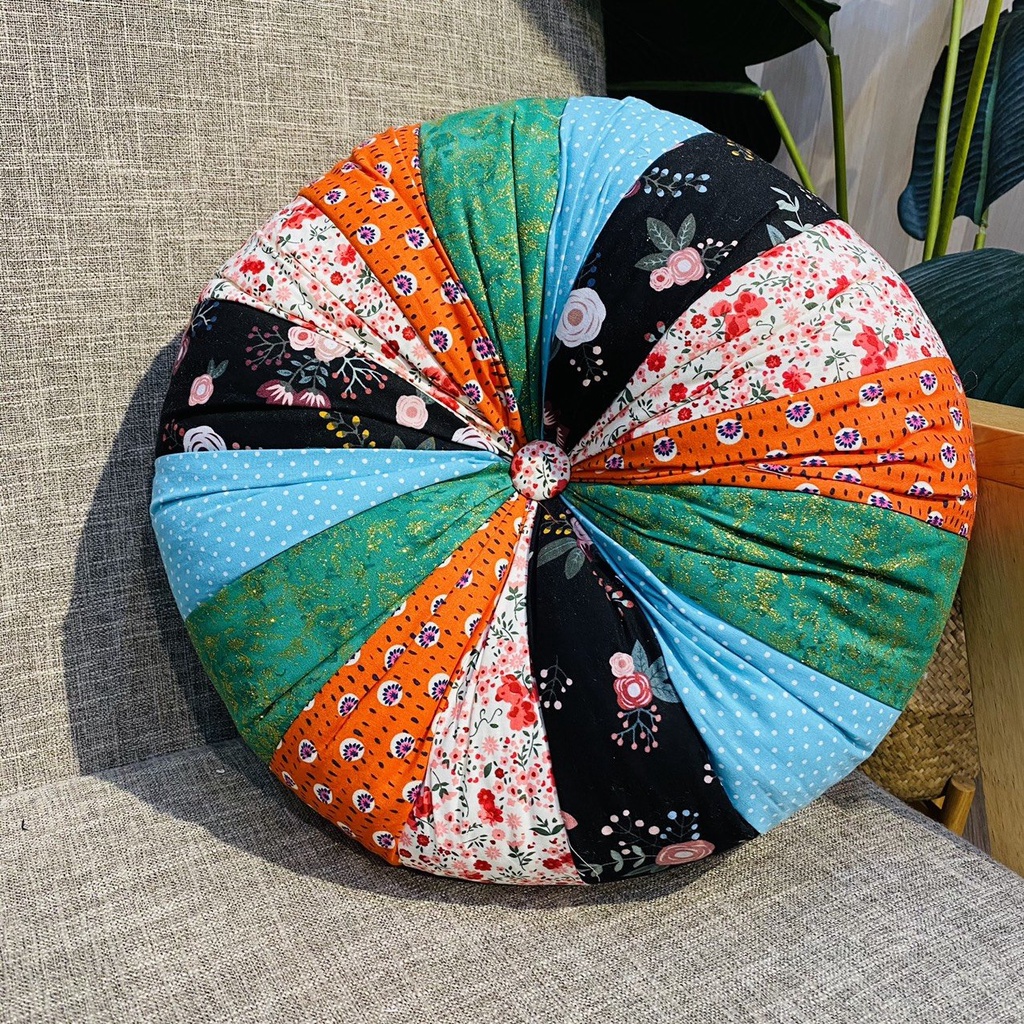 Gối trang trí 40x16cm - Trái bí màu sắc