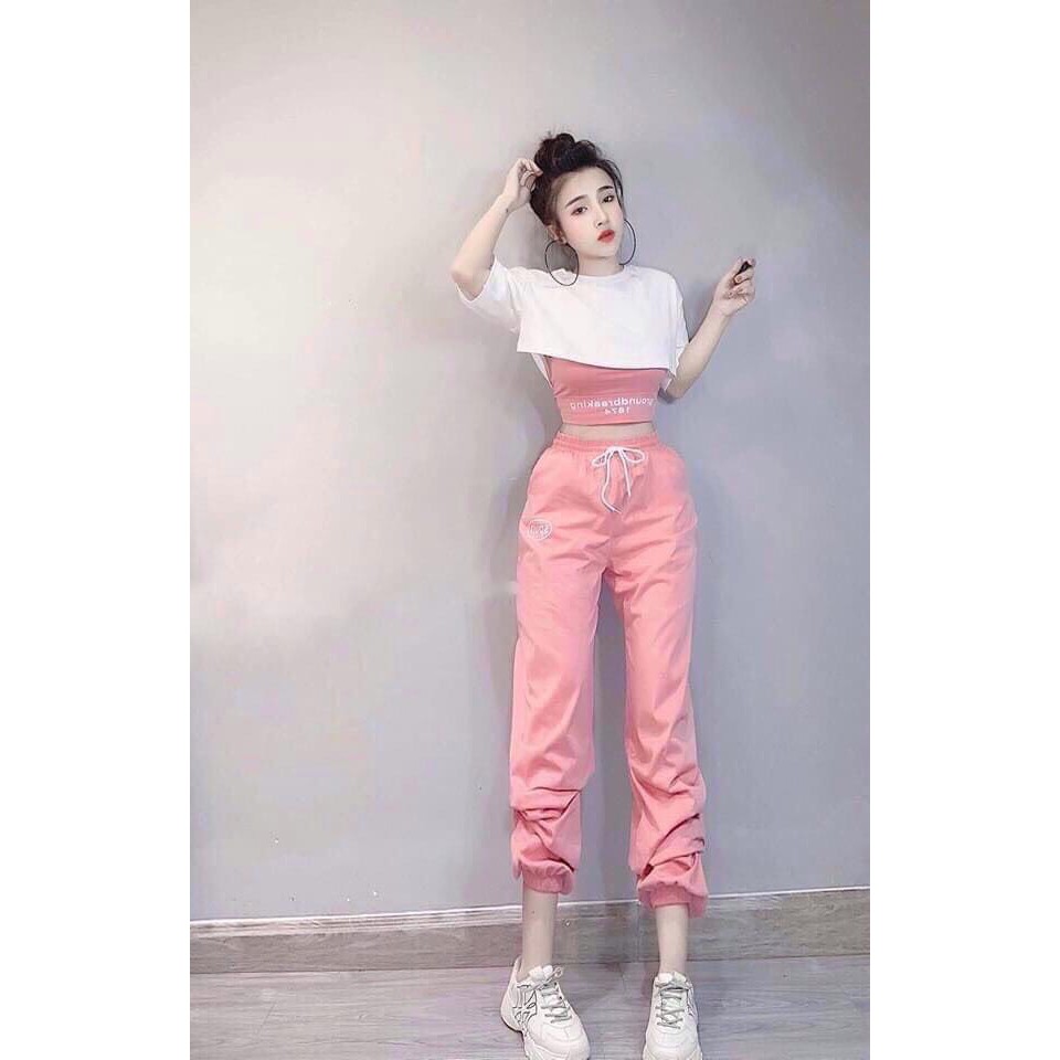 Sét áo croptop 2 món siêu hot được các bạn mua nhiều nhất 2020 ( có ảnh và video thật )