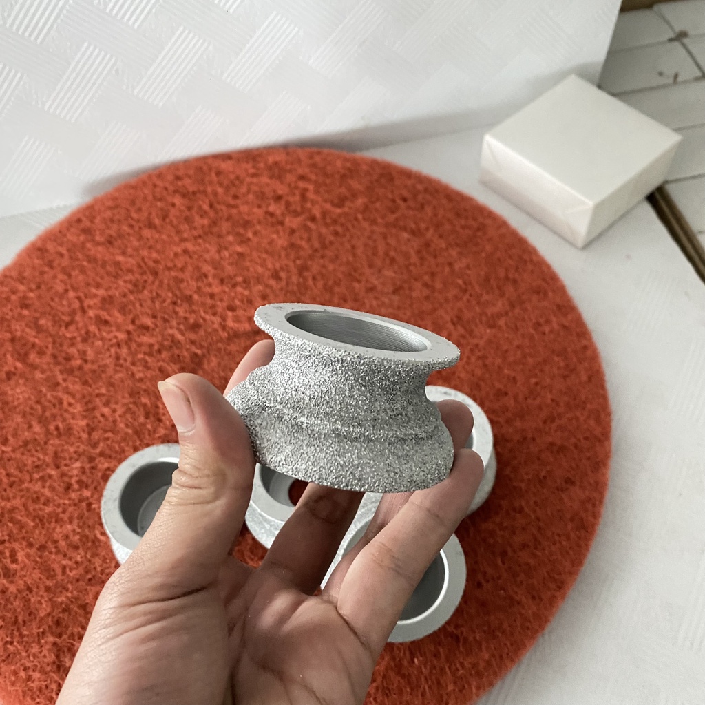 Bát soi phào gờ chỉ Bo cạnh. Đầu bo đá Granite, Marble . Bo phào đá. Bát mài đá. Vo đá. Chén bo, Bát Bo. Đầu soi. Đầu mà