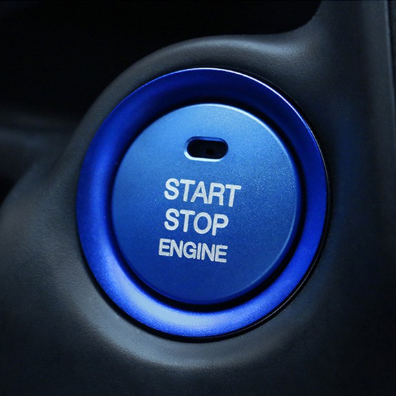 Nắp nút nhấn khởi động động cơ xe bằng nhôm cho Mazda 3 Axela CX-3 CX-4 CX-5