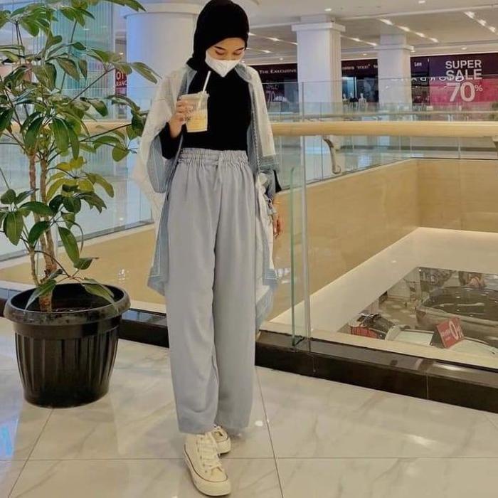 !! 8.8 Quần Dài Nữ Màu Trơn || Da Crinkle || Quần KULOT Vải Adem (Code 481)