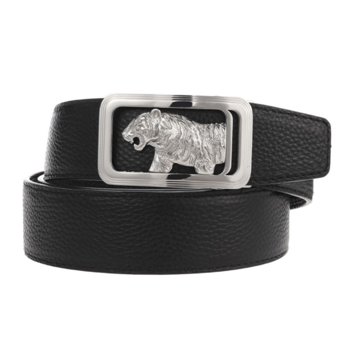 [SAM Leather] Dây Thắt Lưng Nam Da Bò Cao Cấp - Dây Nịt Nam SFDN019BB -Mặt Khóa Inox 316 Nguyên Khối & Da Bò,BH 12 Tháng