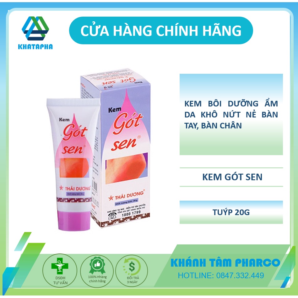 Kem Gót Sen - Giữ Ẩm Da Khô Nứt Nẻ