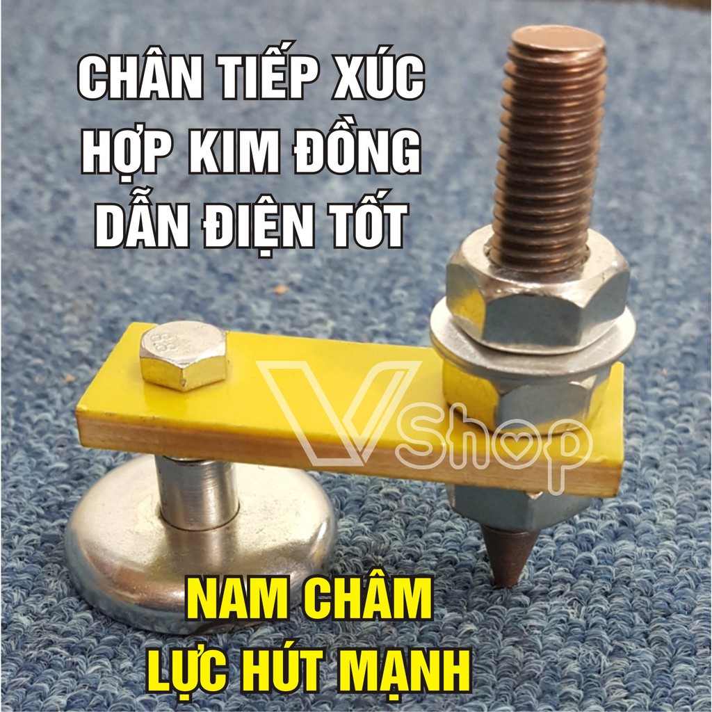 Nam châm  nối mát, dây nguội, dây lạnh, dùng cho máy hàn điện, hồ quang