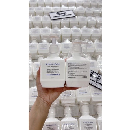 Tắm Trắng Khô B-White Pro Retinol 400ml Chính Hãng