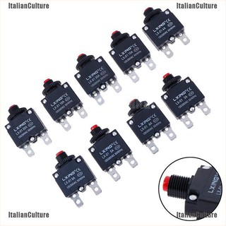 Bộ ngắt mạch Itali Công tắc bảo vệ quá tải Cầu chì 3A 4A 5A 6A 8A 10A 15A 20A