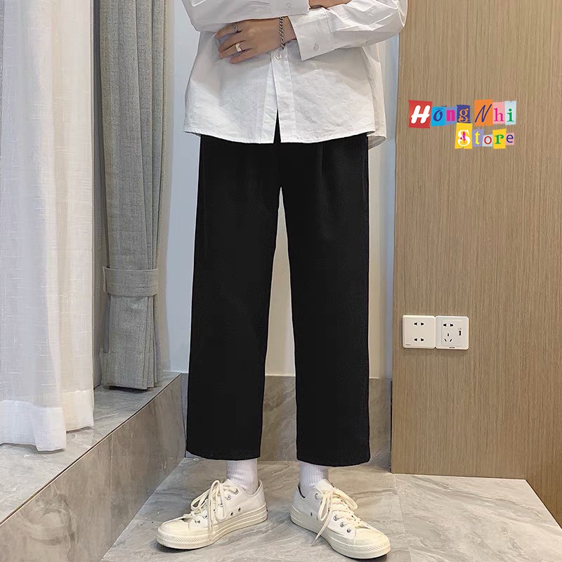 Quần Tây Âu Ống Rộng, Quần Tây Nam Ống Rộng Unisex - MM