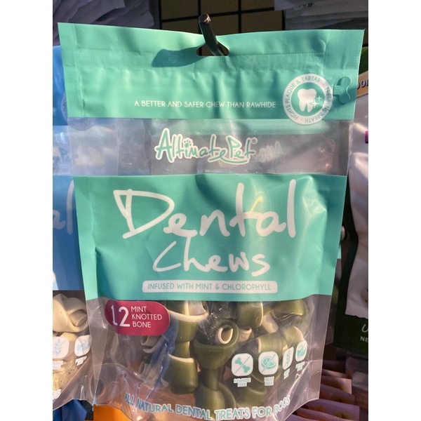 Gặm sạch răng Altimate Pet Dental chews - cục xương bạc hà