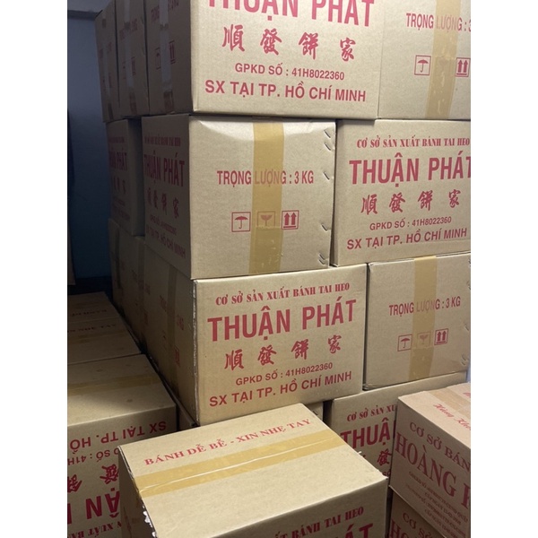 Combo 1thùng bánh tai heo thuận phát 3ký