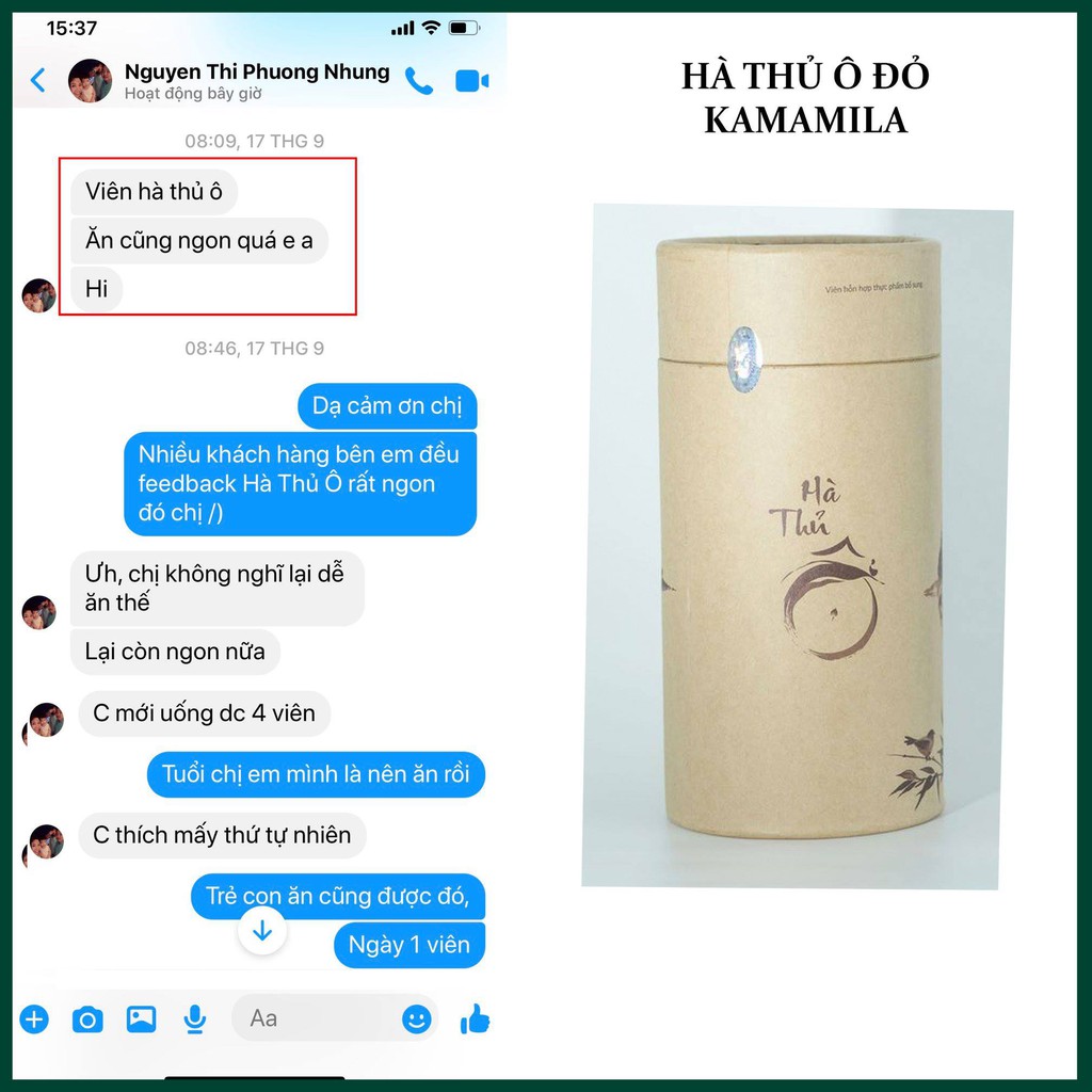 Hà thủ ô CAO CẤP Kamamila giảm tóc bạc, rụng tóc, tăng cường sức khoẻ - Hộp 60 viên | BigBuy360 - bigbuy360.vn