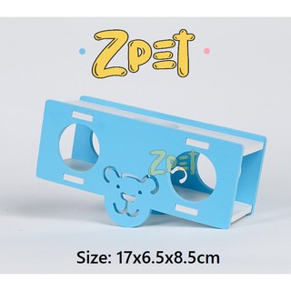 Ống chui màu có bánh xe cho hamster