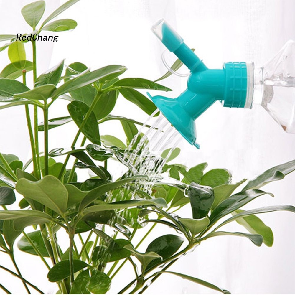 Đầu Vòi Sen Tưới Cây Bằng Nhựa Chất Lượng Cao Tiện Dụng lắp vào chai rễ ràng