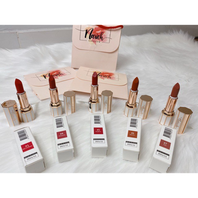 Son Lụa Mặt Trời Narich Chính Hãng - Made in Korea - GINA BEAUTY PP