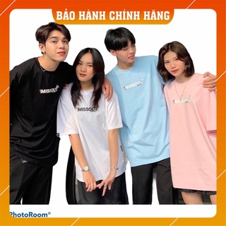 Áo Thun Missout BUNNY&BEAR TEE 4 màu nam nữ Full Tag tay cổ