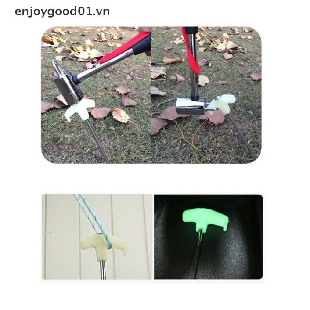 Cọc dựng lều hình chữ T chống gió chống gỉ tiện dụng cho cắm trại
 | BigBuy360 - bigbuy360.vn